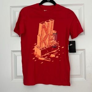 Nike Red Graphic T-shirt